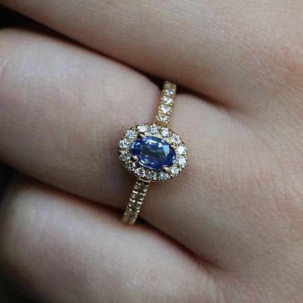 bague saphir